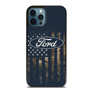 FORD CAR USA FLAG SILHOUETTE iPhone 12 Pro Max Case Cover