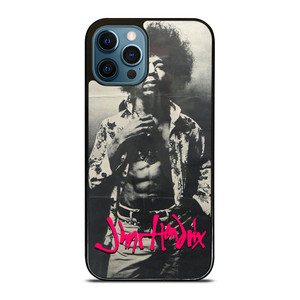JIMI HENDRIX BLACK WHITE iPhone 12 Pro Max Case Cover