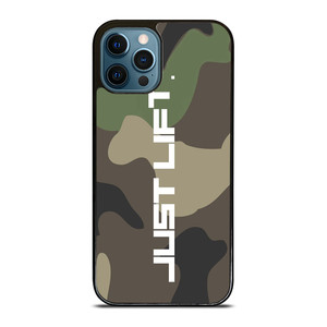 JUST LIFT FITNESS CAMO LOGO iPhone 12 Pro Max Case Cover JUST LIFT FITNESS CAMO LOGO iPhone 12 Pro Max Case Cover