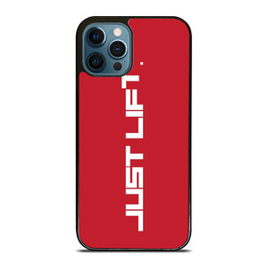 JUST LIFT FITNESS LOGO iPhone 12 Pro Max Case Cover JUST LIFT FITNESS LOGO iPhone 12 Pro Max Case Cover