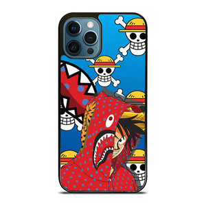 LUFFY ONE PIECE BAPE iPhone 12 Pro Max Case Cover LUFFY ONE PIECE BAPE iPhone 12 Pro Max Case Cover