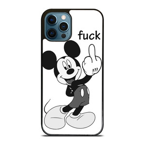 MICKEY MOUSE MIDDLE FINGER FUNNY iPhone 12 Pro Max Case Cover