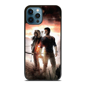 NATHAN DRAKE AND LARA CROFT UNCHARTED GAMES iPhone 12 Pro Max Case Cover NATHAN DRAKE AND LARA CROFT UNCHARTED GAMES iPhone 12 Pro Max Case Cover
