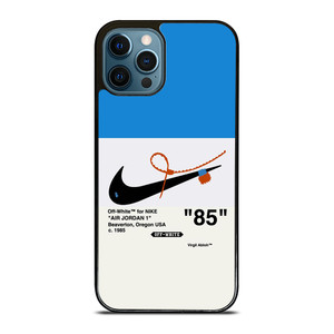 NIKE AIR JORDAN 1OFF WHITE BLUE iPhone 12 Pro Max Case Cover NIKE AIR JORDAN 1OFF WHITE BLUE iPhone 12 Pro Max Case Cover