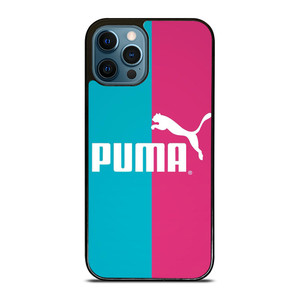 PUMA BLUE PINK LOGO iPhone 12 Pro Max Case Cover PUMA BLUE PINK LOGO iPhone 12 Pro Max Case Cover