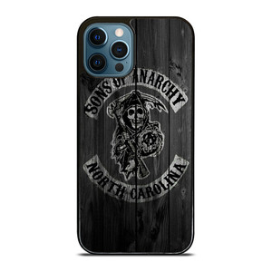 SONS OF ANARCHY NORTH CAROLINA WOOD LOGO iPhone 12 Pro Max Case Cover