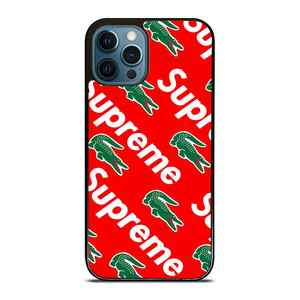 SUPREME X LACOSTE iPhone 12 Pro Max Case Cover SUPREME X LACOSTE iPhone 12 Pro Max Case Cover