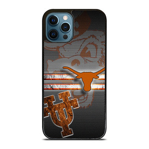 TEXAS LONGHORNS METAL SYMBOL iPhone 12 Pro Max Case Cover TEXAS LONGHORNS METAL SYMBOL iPhone 12 Pro Max Case Cover