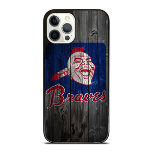 ATLANTA BRAVES BASEBALL WOODEN SYMBOL iPhone 12 Pro Case Cover