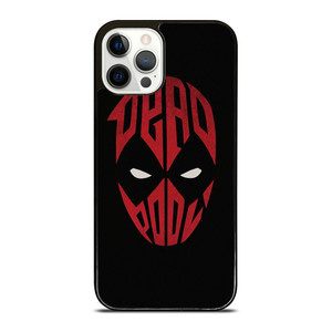 DEADPOOL MARVEL TYPOGRAPHY ART iPhone 12 Pro Case Cover