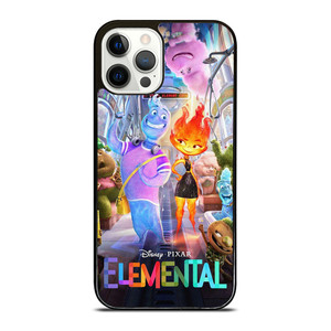 DISNEY PIXAR ELEMENTAL POSTER iPhone 12 Pro Case Cover DISNEY PIXAR ELEMENTAL POSTER iPhone 12 Pro Case Cover