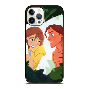 DISNEY TARZAN AND JANE CARTOON iPhone 12 Pro Case Cover