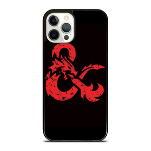 DUNGEONS AND DRAGONS LOGO BLACK iPhone 12 Pro Case Cover