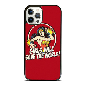 WONDER WOMAN CARTOON BADGE  iPhone 12 Pro Case Cover WONDER WOMAN CARTOON BADGE  iPhone 12 Pro Case Cover