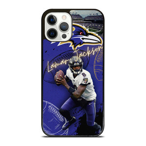 LAMAR JACKSON BALTIMORE RAVENS NFL FOOTBALL iPhone 12 Pro Case Cover
