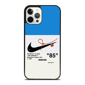 NIKE AIR JORDAN 1OFF WHITE BLUE iPhone 12 Pro Case Cover NIKE AIR JORDAN 1OFF WHITE BLUE iPhone 12 Pro Case Cover