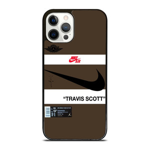 NIKE AIR JORDAN TRAVIS SCOTT BROWN iPhone 12 Pro Case Cover NIKE AIR JORDAN TRAVIS SCOTT BROWN iPhone 12 Pro Case Cover