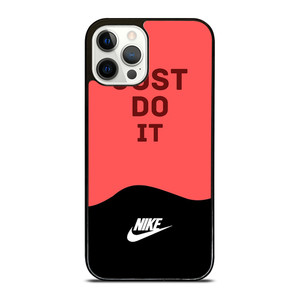 NIKE JUST DO IT SOLID RED iPhone 12 Pro Case Cover NIKE JUST DO IT SOLID RED iPhone 12 Pro Case Cover