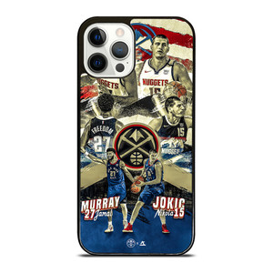 NIKOLA JOKIC X JAMAL MURRAY DENVER NUGGETS iPhone 12 Pro Case Cover NIKOLA JOKIC X JAMAL MURRAY DENVER NUGGETS iPhone 12 Pro Case Cover