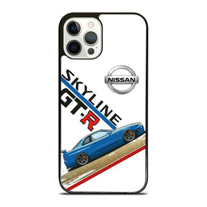 NISSAN GTR SKYLINE BLUE iPhone 12 Pro Case Cover NISSAN GTR SKYLINE BLUE iPhone 12 Pro Case Cover