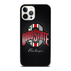 OHIO STATE BUCKEYES WEED METAL SYMBOL iPhone 12 Pro Case Cover OHIO STATE BUCKEYES WEED METAL SYMBOL iPhone 12 Pro Case Cover