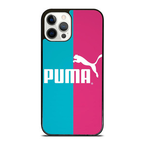 PUMA BLUE PINK LOGO iPhone 12 Pro Case Cover PUMA BLUE PINK LOGO iPhone 12 Pro Case Cover