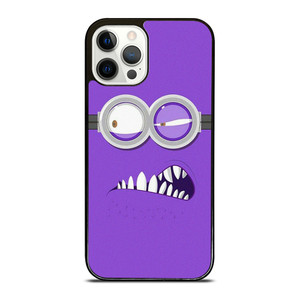 PURPLE MINION MINIMALIST iPhone 12 Pro Case Cover