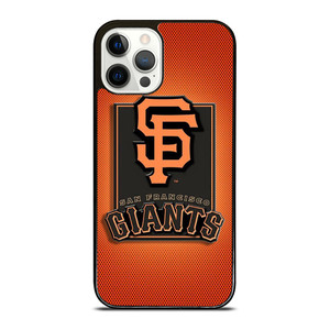 SAN FRANCISCO BASEBALL EMBLEM CARBON iPhone 12 Pro Case Cover