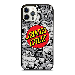 SANTA CRUZ SKATEBOARD DOODLE CARTOON iPhone 12 Pro Case Cover SANTA CRUZ SKATEBOARD DOODLE CARTOON iPhone 12 Pro Case Cover