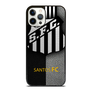 SANTOS FC FOOTBALL LEATHER LOGO iPhone 12 Pro Case Cover SANTOS FC FOOTBALL LEATHER LOGO iPhone 12 Pro Case Cover