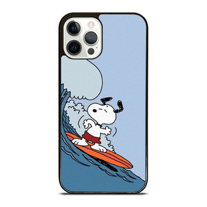SNOOPY SURFING CARTOON iPhone 12 Pro Case Cover