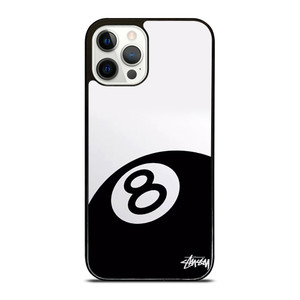 STUSSY 8 BALL BLACK iPhone 12 Pro Case Cover STUSSY 8 BALL BLACK iPhone 12 Pro Case Cover
