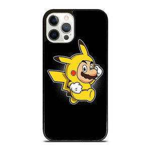 SUPER MARIO BROS X PIKACHU POKEMON iPhone 12 Pro Case Cover SUPER MARIO BROS X PIKACHU POKEMON iPhone 12 Pro Case Cover