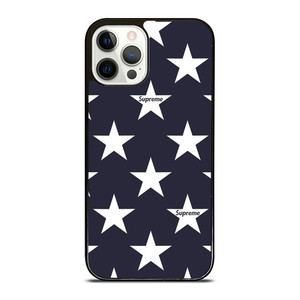 SUPREME STARS PATTERN iPhone 12 Pro Case Cover