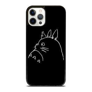 TOTORO ANIME BLACK iPhone 12 Pro Case Cover