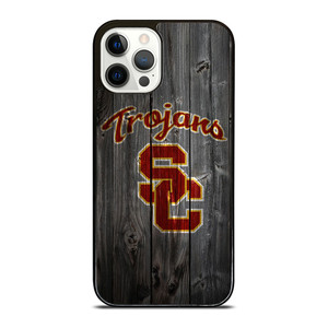 USC TROJANS WOOD LOGO iPhone 12 Pro Case Cover USC TROJANS WOOD LOGO iPhone 12 Pro Case Cover