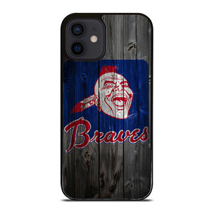 ATLANTA BRAVES BASEBALL WOODEN SYMBOL iPhone 12 Mini Case Cover