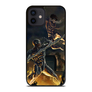 ATTACK ON TITAN VS WARHAMMER TITAN iPhone 12 Mini Case Cover ATTACK ON TITAN VS WARHAMMER TITAN iPhone 12 Mini Case Cover
