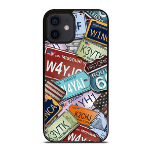 CLASSIC AMERICAN CAR PLATE iPhone 12 Mini Case Cover CLASSIC AMERICAN CAR PLATE iPhone 12 Mini Case Cover