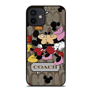 COACH NEW YORK MICKEY MOUSE KISSING iPhone 12 Mini Case Cover