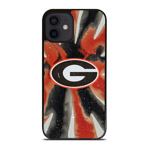 GEORGIA BULLDOGS PSYCHEDELIC LOGO iPhone 12 Mini Case Cover