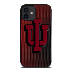 INDIANA HOOSIERS CARBON LOGO iPhone 12 Mini Case Cover