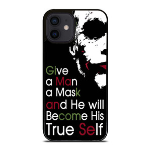 JOKER QUOTES CARTOON iPhone 12 Mini Case Cover