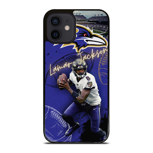 LAMAR JACKSON BALTIMORE RAVENS NFL FOOTBALL iPhone 12 Mini Case Cover LAMAR JACKSON BALTIMORE RAVENS NFL FOOTBALL iPhone 12 Mini Case Cover
