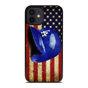 LOS ANGELES DODGERS LA BASEBALL HELMET iPhone 12 Mini Case Cover