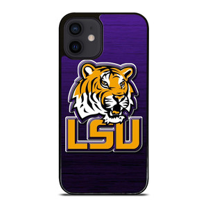 LSU TIGERS WOOD EMBLEM iPhone 12 Mini Case Cover LSU TIGERS WOOD EMBLEM iPhone 12 Mini Case Cover