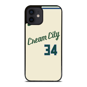 MILAUKEE BUCKS CREAM CITY NBA KIT iPhone 12 Mini Case Cover MILAUKEE BUCKS CREAM CITY NBA KIT iPhone 12 Mini Case Cover