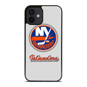 NEW YORK ISLANDERS BADGE CARBON iPhone 12 Mini Case Cover NEW YORK ISLANDERS BADGE CARBON iPhone 12 Mini Case Cover