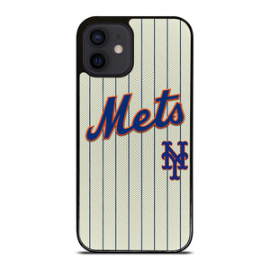 NEW YORK METS BASEBALL STRIPE SYMBOL iPhone 12 Mini Case Cover NEW YORK METS BASEBALL STRIPE SYMBOL iPhone 12 Mini Case Cover