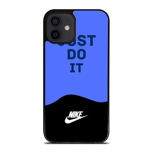 NIKE JUST DO IT SOLID BLUE iPhone 12 Mini Case Cover